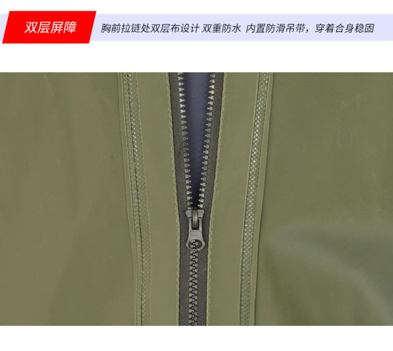 下水裤全身连体挖藕服防水衣服男渔裤抓捕鱼皮叉裤摸鱼水库子