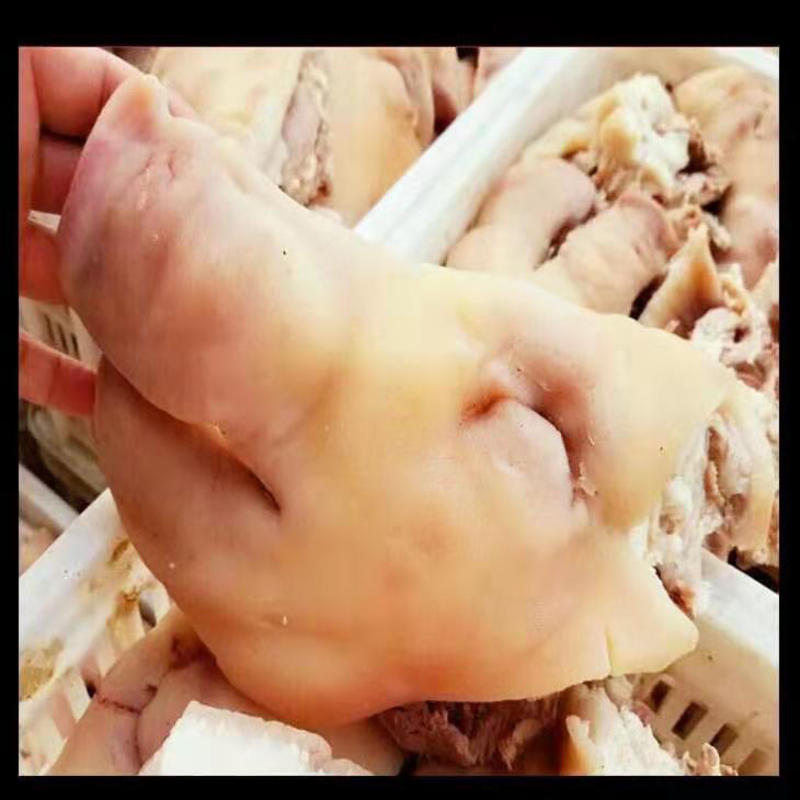 【包邮-毛重20斤猪头肉】热销毛重20斤冷冻猪头肉