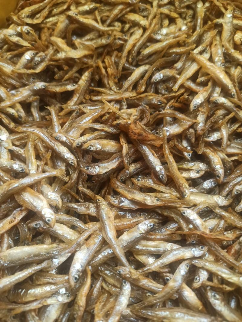 油炸淡水大小公鱼，餐桌必备，好吃美味。好吃不苦。