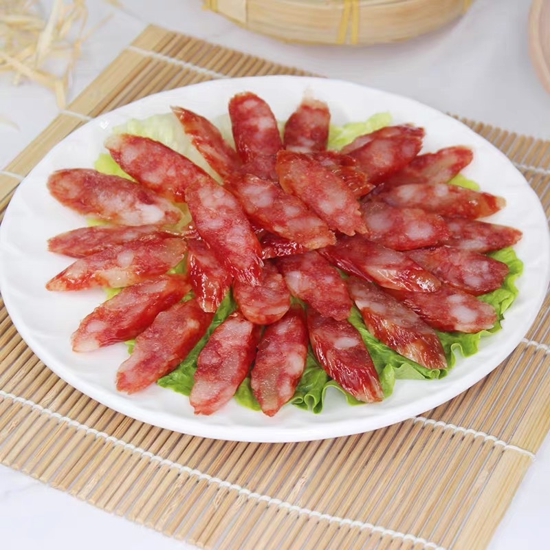 广式香肠江门香肠蒸菜馆快餐店大碗菜甜味原味广东香肠腊肠