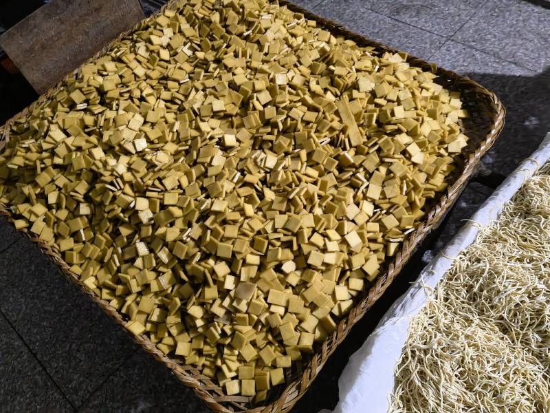 陕西特色农副产品，金钱豆干。