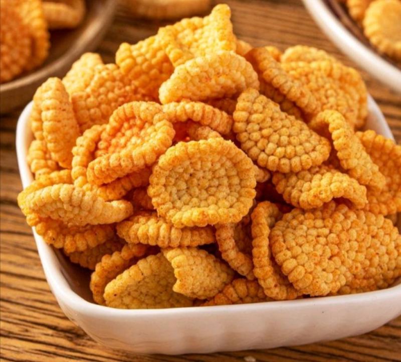 【黄小米】网红锅巴米花膨化食品整箱小包装袋装多口味香辣小