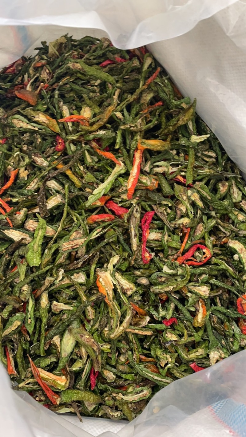 二荆条干辣椒花皮青辣椒皮青辣椒条