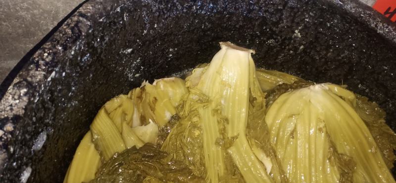 云南沙缸酸菜农家自制无盐酸菜酸汤豆豆专用酸菜开胃