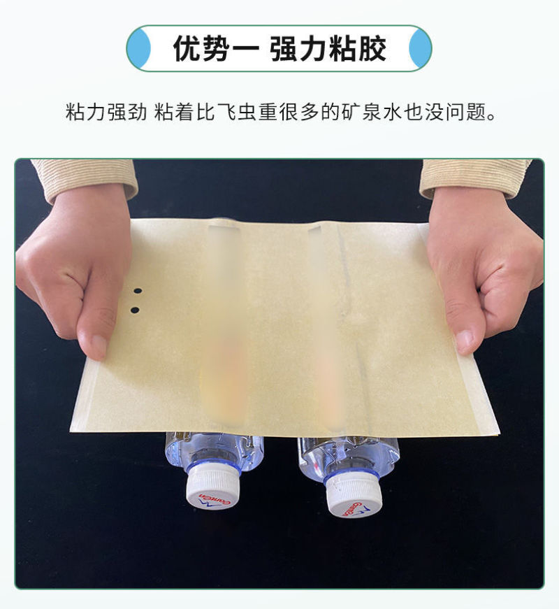 粘虫板黄板双面粘虫板大棚专用蓟马家用黄蓝一体色诱虫板果园