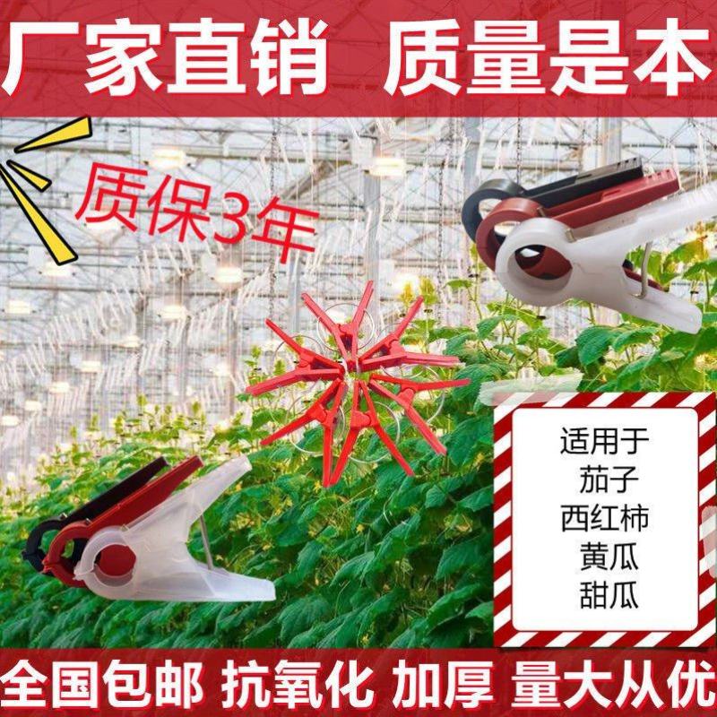 番茄西红柿吊秧夹大棚夹子吊蔓夹绑蔓夹扶蔓夹黄瓜夹方口嫁接
