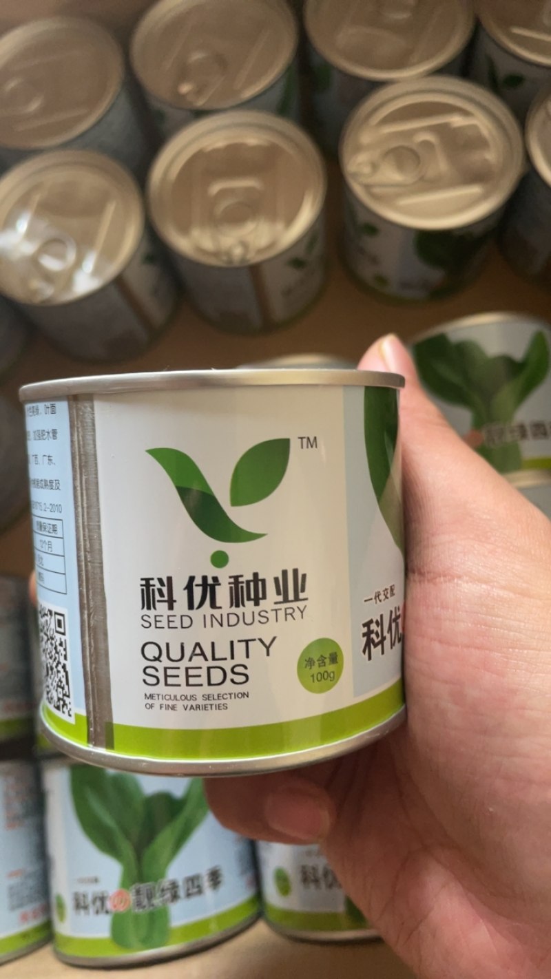 科优四季靓绿四季上海青种子净含量10-100克耐热耐雨
