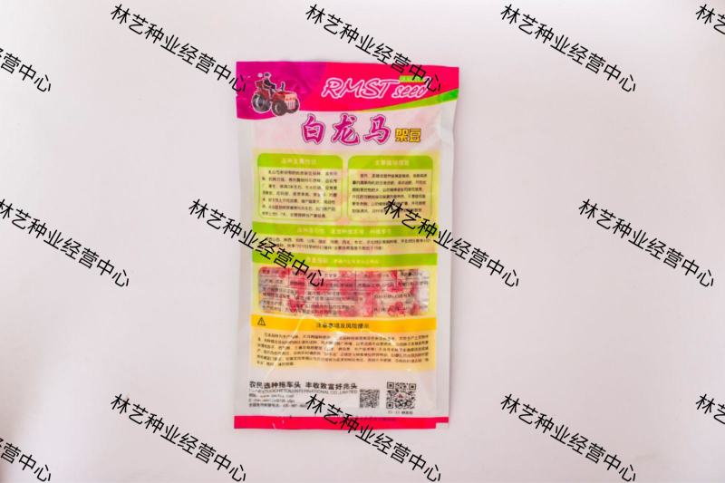 白龙马架豆种子高产豆角种籽白花抗病强四季豆芸豆蔬菜大田用