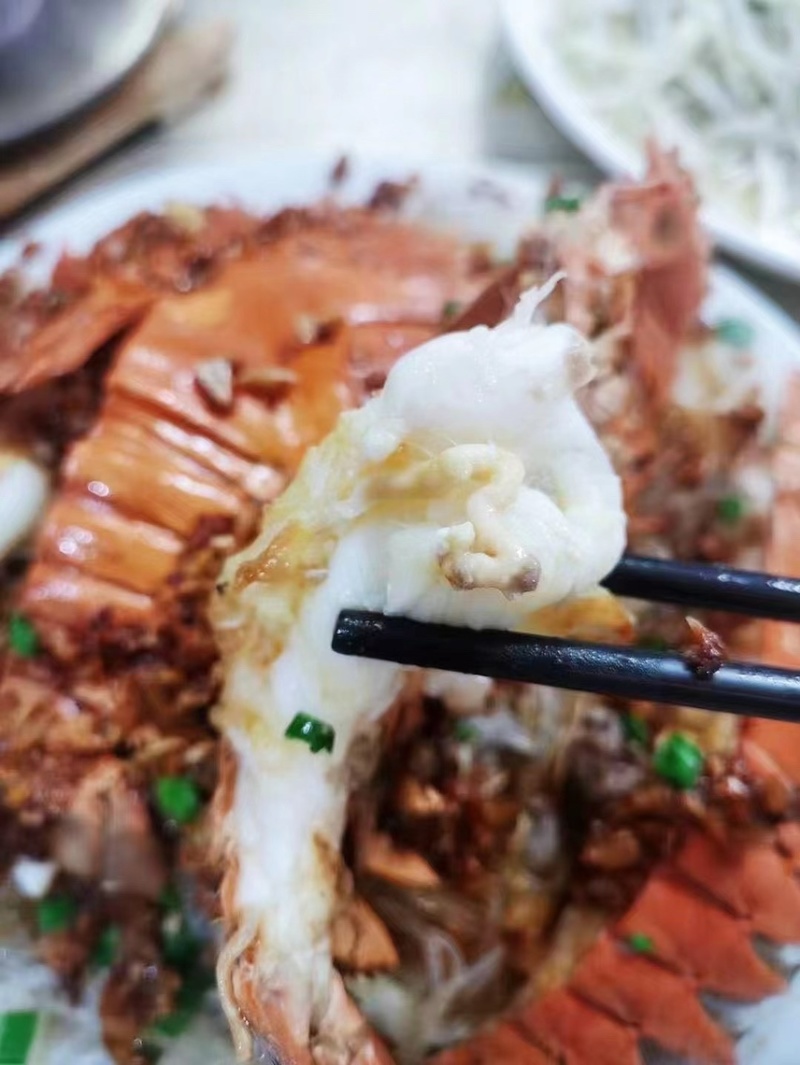 深海怪物琵琶虾，虽然长相奇特，但是肉质鲜嫩，味美可口