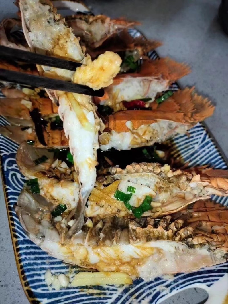 深海怪物琵琶虾，虽然长相奇特，但是肉质鲜嫩，味美可口