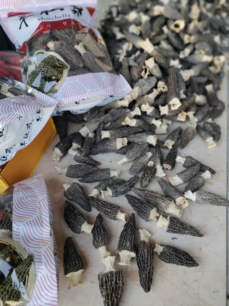 羊肚菌干品云南干羊肚菌产地批发一件代发包邮