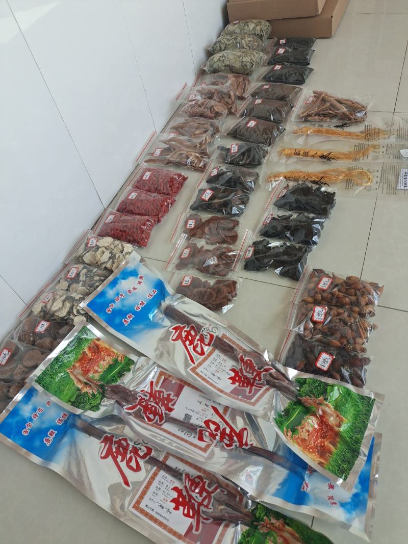 男性黄金泡酒料整根鹿鞭，鹿茸片，灵芝，人参等十几味配成