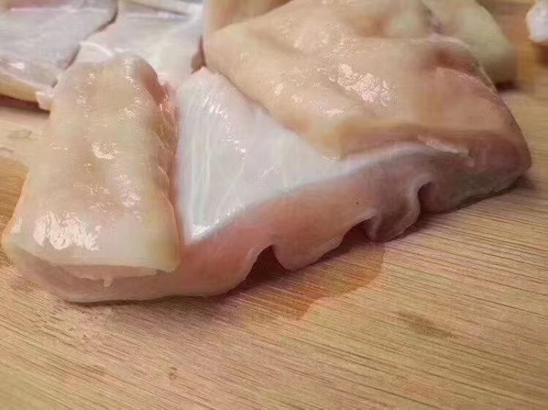 鲨鱼肚深海鲨鱼肚刀切盒装新鲜滑嫩脆爽弹牙