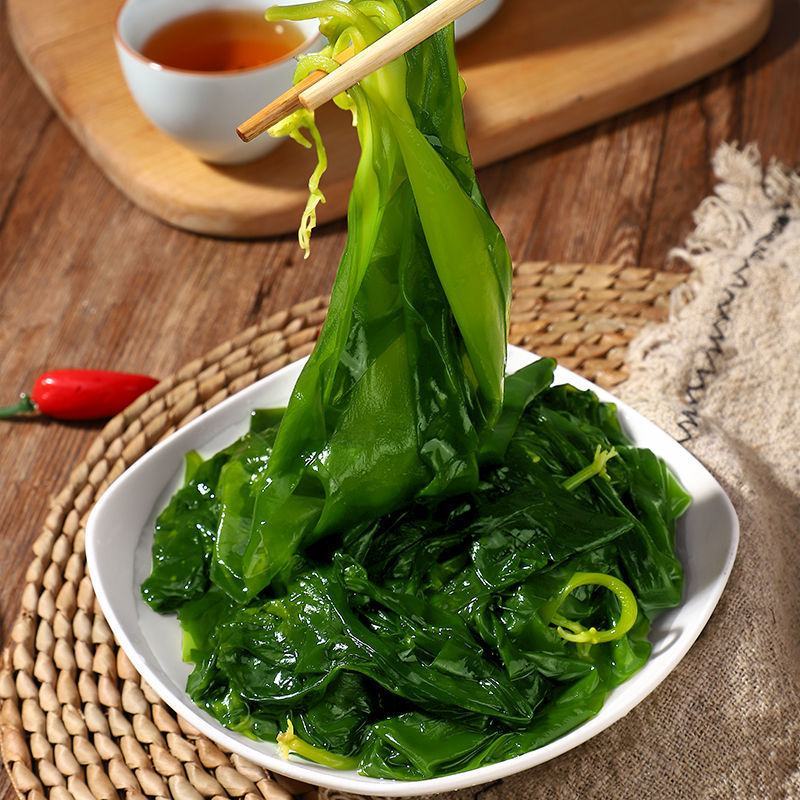 霞浦袋装头水海带苗盐渍海带芽海藻鲜嫩火锅海白裙带菜工厂批