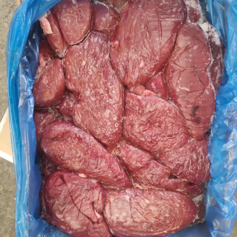 新鲜冷冻猪腰子猪肾猪腰花腰子饭店商用10斤一件