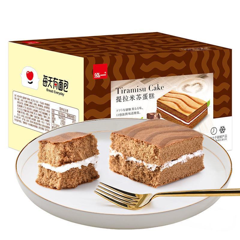 泓一提拉米苏蛋糕千层夹心蛋糕网红糕点蛋糕零食小吃批发包邮