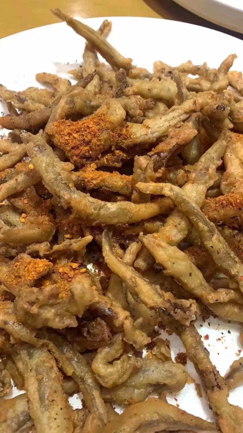野生炸泥鳅熟食加热即食下酒菜