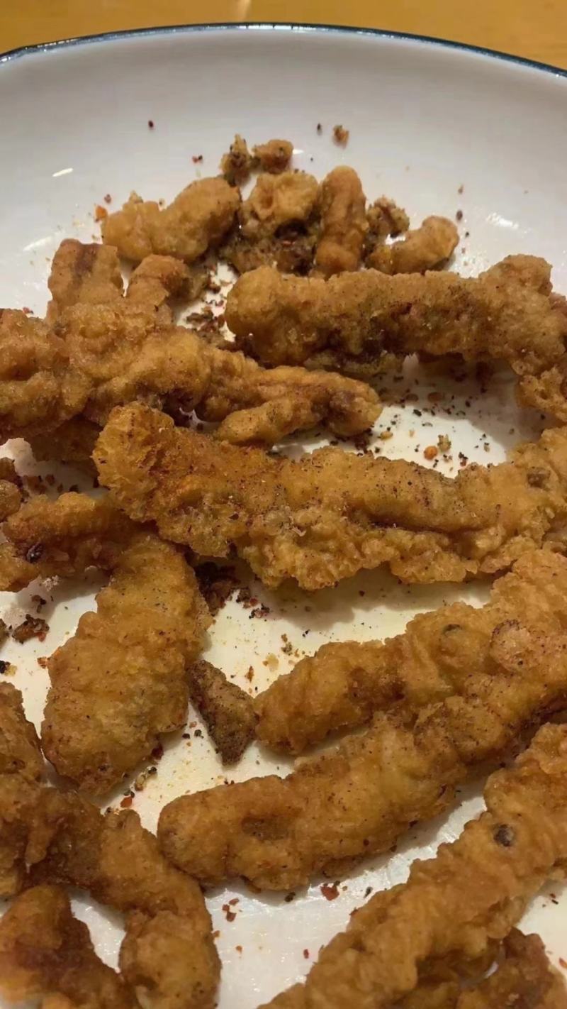 野生炸泥鳅熟食加热即食下酒菜
