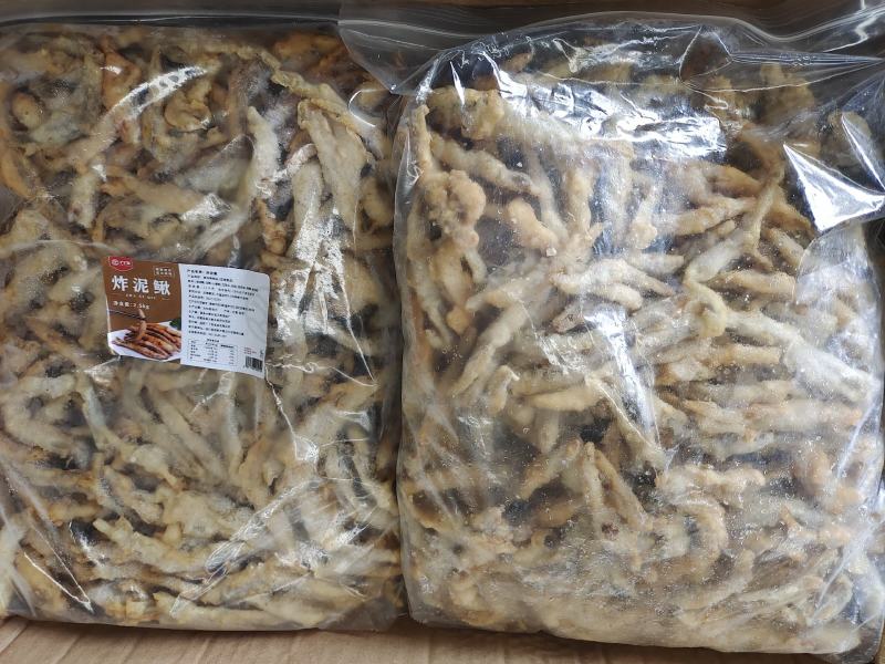 野生炸泥鳅熟食加热即食下酒菜