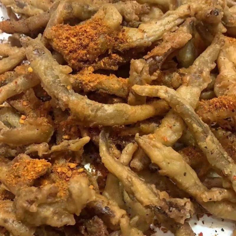 野生炸泥鳅熟食加热即食下酒菜