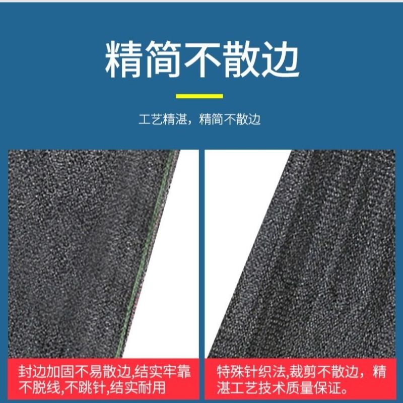 黑色遮阳网防晒网加密加厚隔热网车用家用庭院农用大棚养殖遮