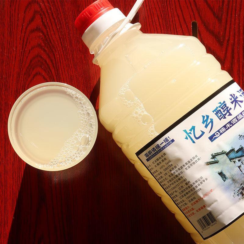 【正宗】米酒糯米酒醪糟水酒江西客家手工甜酒酿醪糟汁5度酒