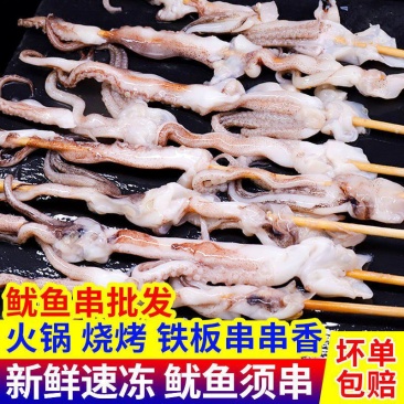 鱿鱼串铁板鱿鱼八爪鱼鲜活冷冻烧烤铁板串串食品半成品食材