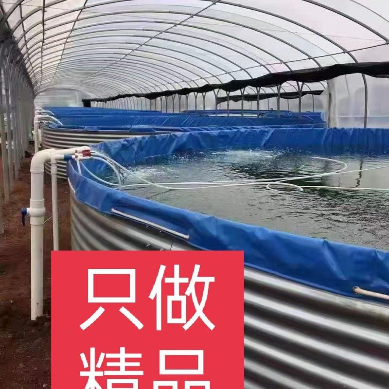 镀锌板帆布鱼池，圆桶蓄水池，水产养殖池，支持货到付款。