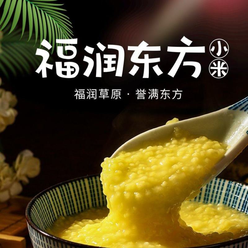 【限时促销】内蒙赤峰特产家庭装黄小米1kg装