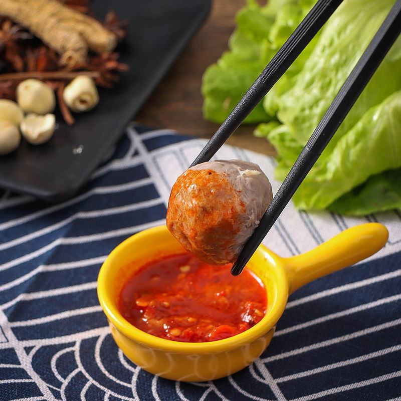 正宗特产汕头手工牛肉丸牛筋丸潮州火锅烧烤食材料麻辣烫包邮