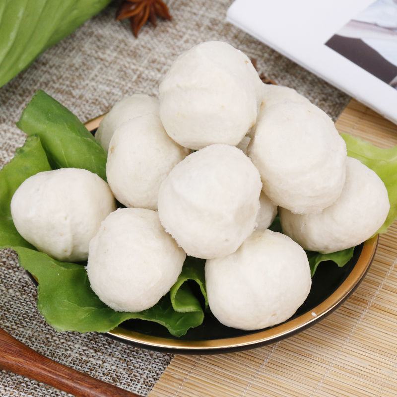 鱼丸亿德旺包心鱼味丸关东煮火锅食材批发火锅丸子批发包邮