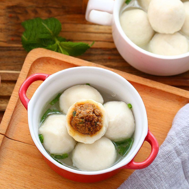 鱼丸亿德旺包心鱼味丸关东煮火锅食材批发火锅丸子批发包邮
