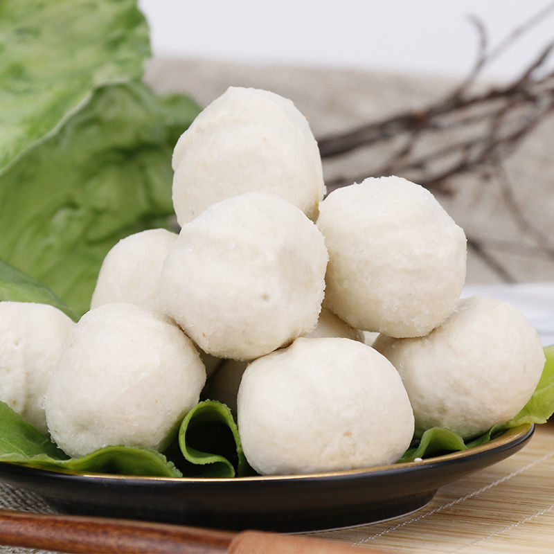 鱼丸亿德旺包心鱼味丸关东煮火锅食材批发火锅丸子批发包邮