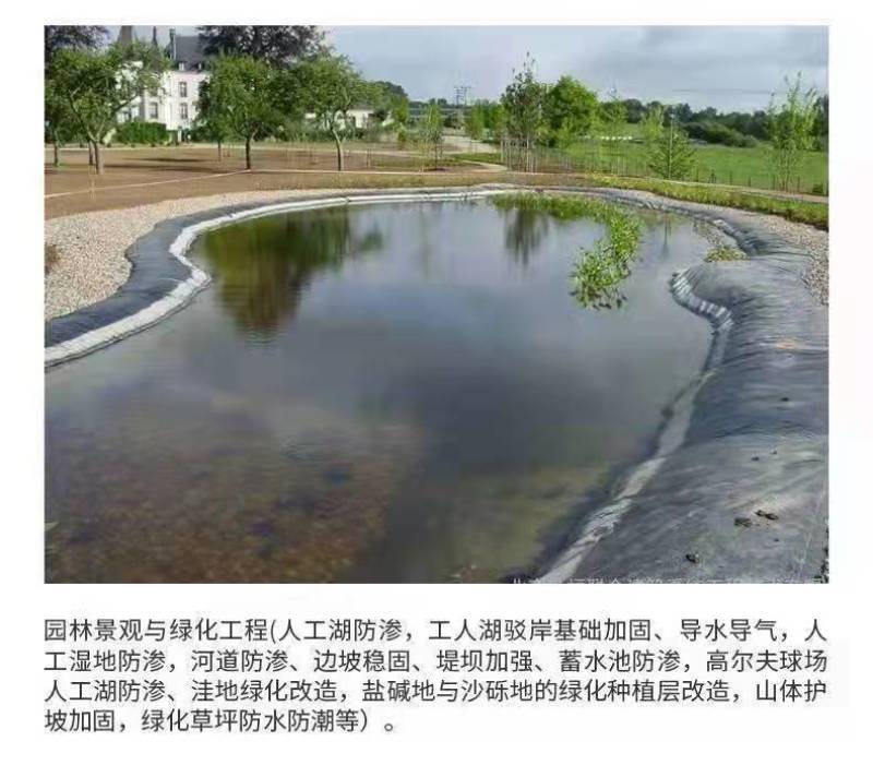 鱼塘防渗膜复合土工膜防漏防水布鱼池塑料膜藕池养殖加厚专用