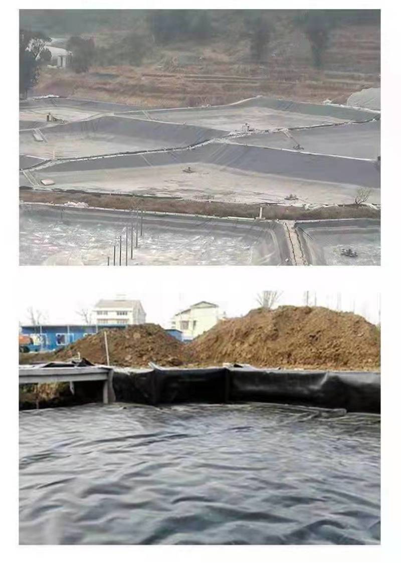 鱼塘防渗膜复合土工膜防漏防水布鱼池塑料膜藕池养殖加厚专用