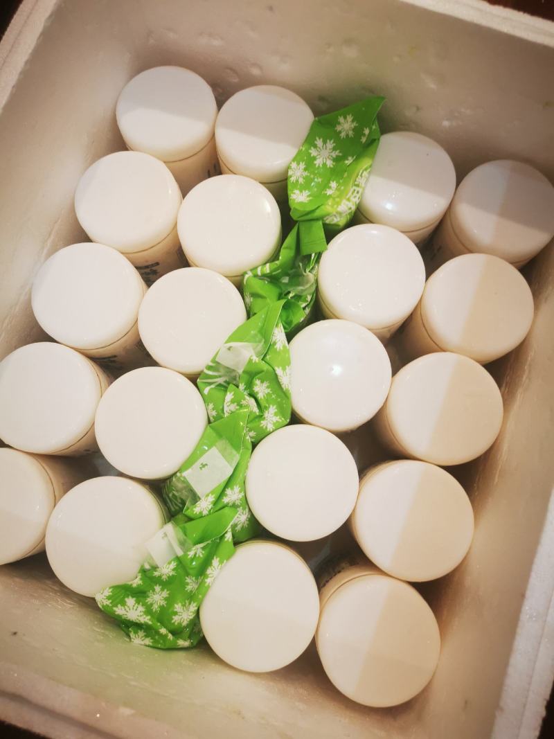 油菜春浆，现取现冻。