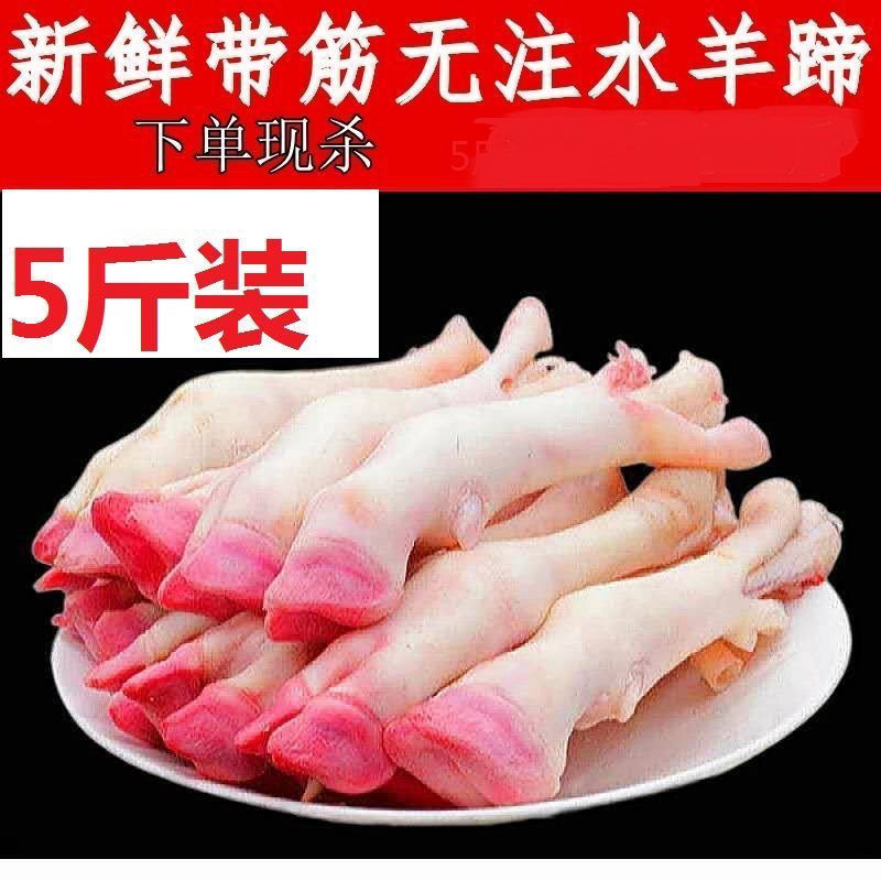 羊蹄，正宗正品国产清真羊蹄水煮水腿干净厂家直销质量保证