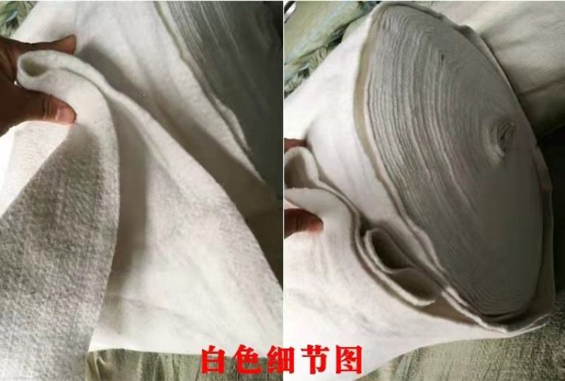 土工布工程布白色无纺布滤水公路养护保湿桥梁护坡混凝土养护