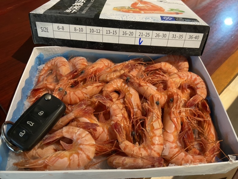 【熟冻黑虎虾】净重700g一盒，欢迎各位老板前来选购