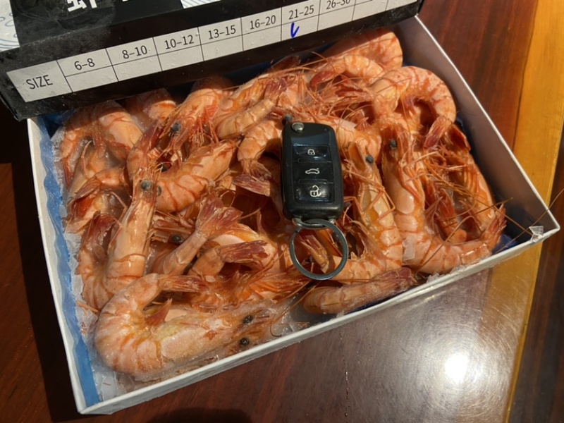 【熟冻黑虎虾】净重700g一盒，欢迎各位老板前来选购