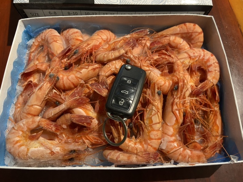 【熟冻黑虎虾】净重700g一盒，欢迎各位老板前来选购