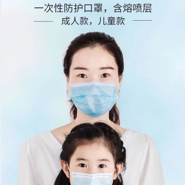 一次性口罩整箱2500三层含熔喷布现货成人口罩防飞沫防病