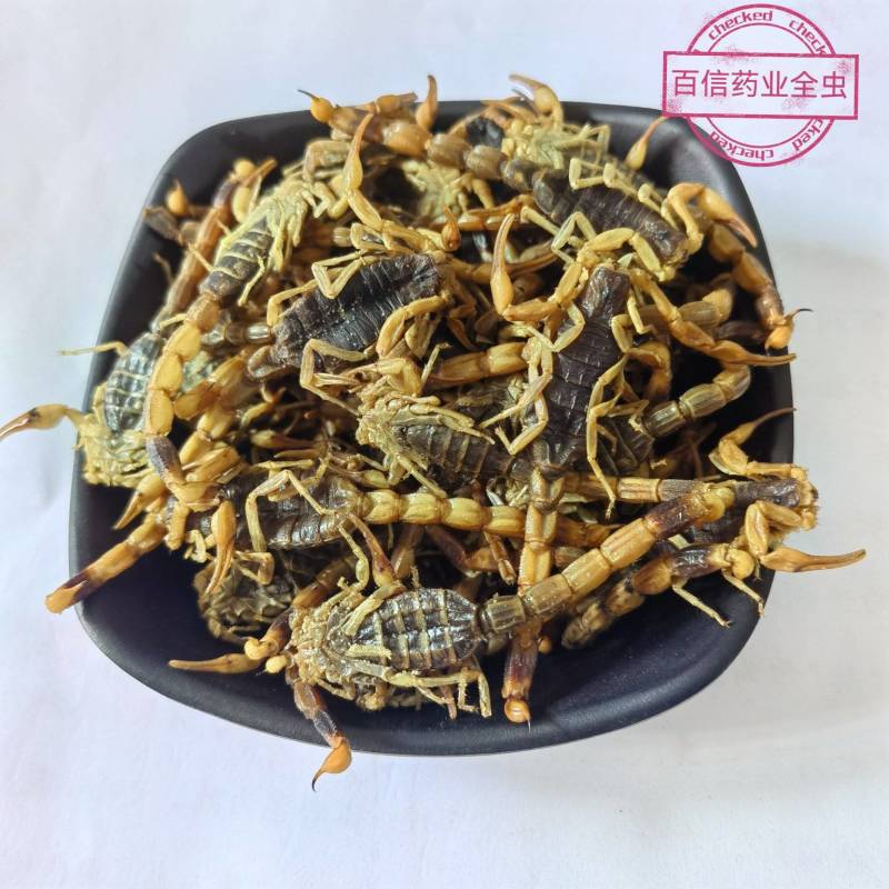 蝎子新货淡盐水全虫颜色好看重在品质物美价廉