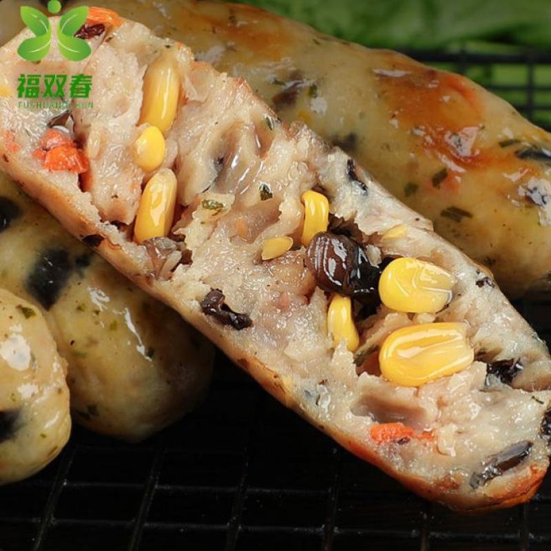 福双春芝士玉米肠蔬菜膳食肠烤肠膳食烤肠地道肠早餐餐饮