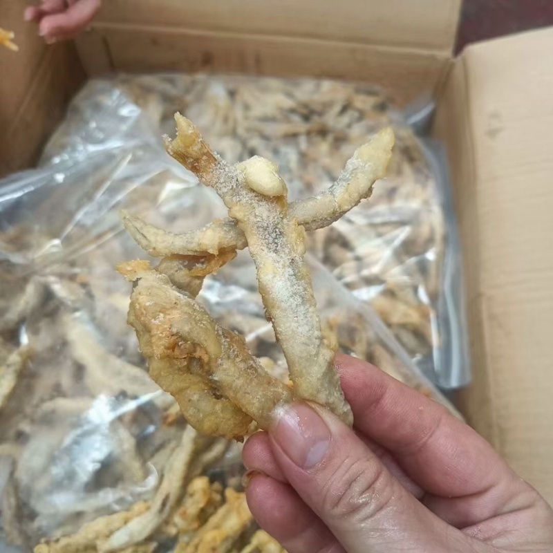 油炸泥鳅跑江湖长线热卖小吃一包5斤过油即可食用