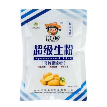 马铃薯淀粉，玉米粉，木薯粉