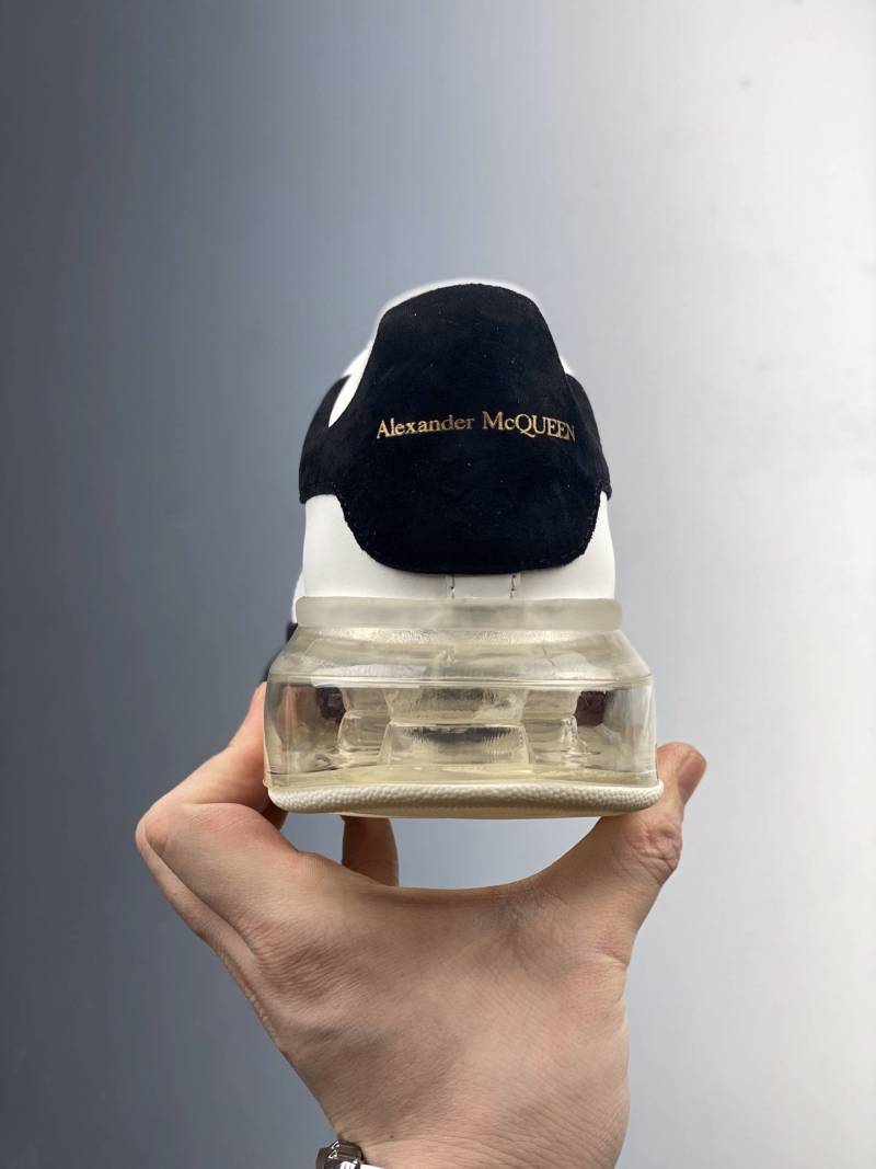麦昆低帮时装厚底休闲气垫运动小白鞋