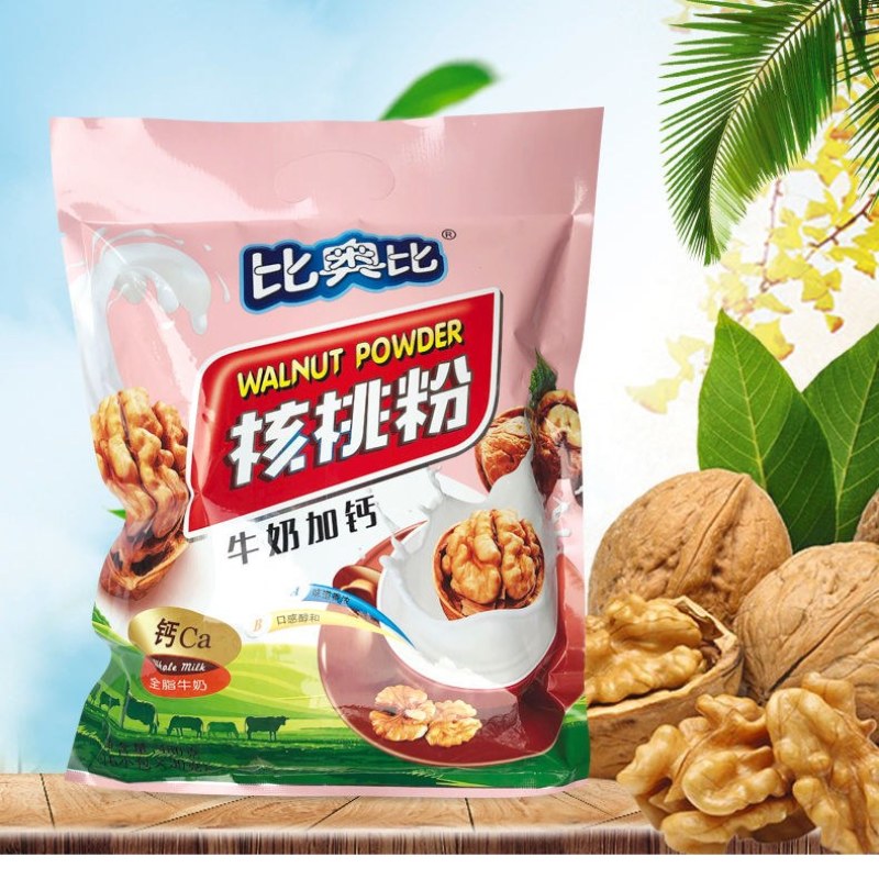 核桃粉牛奶加钙袋装480克冲饮营养核桃粉