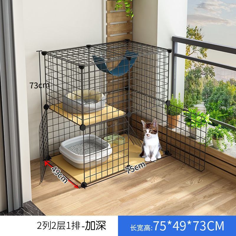 猫笼子两层猫咪别墅家用室内超大自由空间带厕所一体小型猫屋