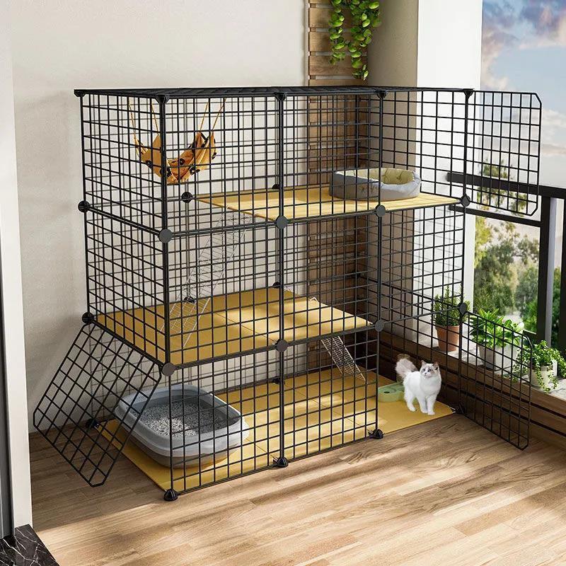 猫笼子两层猫咪别墅家用室内超大自由空间带厕所一体小型猫屋